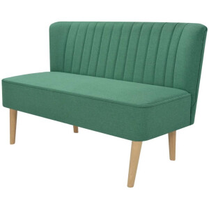 vidaXL Bank 117x55,5x77 cm stof groen