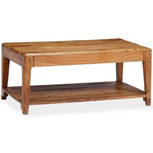 vidaXL Salontafel 88x50x38 cm massief hout