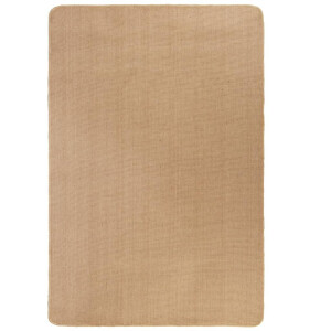 vidaXL Tapijt met latex onderkant 80x160 cm jute natuurlijk