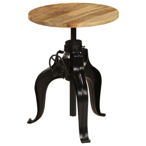 vidaXL Bartafel 60x(76-110) cm massief mangohout
