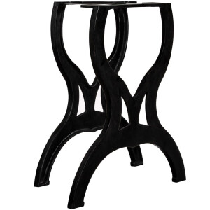 vidaXL Eettafelpoten 2 st X-frame gietijzer