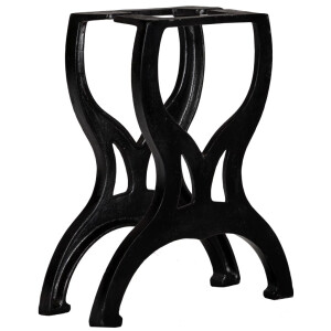 vidaXL Bankpoten 2 st X-frame gietijzer
