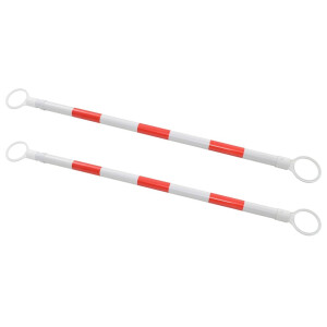 vidaXL Pylonstangen inklapbaar 116-197 cm kunststof 2 st