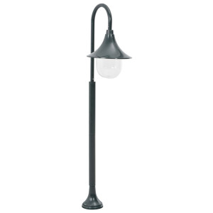 vidaXL Paalverlichting tuin E27 120 cm aluminium donkergroen