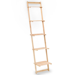 vidaXL Wandrek ladder 41,5x30x176 cm cederhout