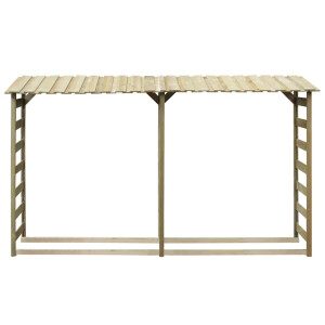 vidaXL Haardhoutopslag 300x44x176 cm geïmpregneerd grenenhout