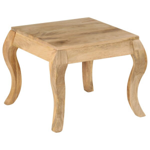 vidaXL Bijzettafel 45x45x40 cm massief mangohout