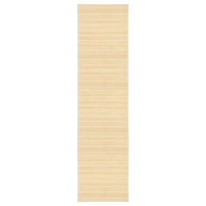 vidaXL Tapijt 80x300 cm bamboe naturel