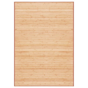 vidaXL Tapijt 120x180 cm bamboe bruin
