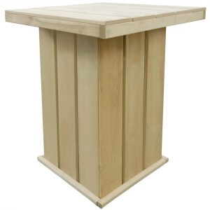 vidaXL Bartafel 75x75x110 cm geïmpregneerd grenenhout