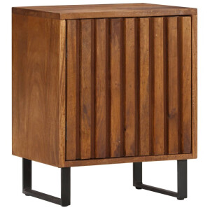 vidaXL Nachtkastje 40x30x50 cm massief mangohout