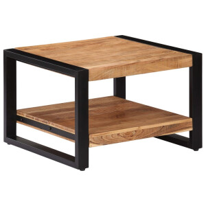 vidaXL Salontafel 60x60x40 cm massief acaciahout