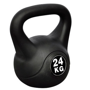 vidaXL Kettlebell met kunststof mantel 24kg