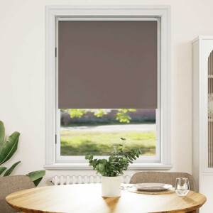 vidaXL Rolgordijn verduisterend 104,4 x 175 cm stofbreedte 100 cm koffiebruin