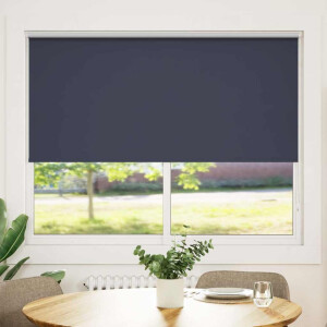 vidaXL Rolgordijn verduisterend 144,4 x 175 cm stofbreedte 140 cm marine