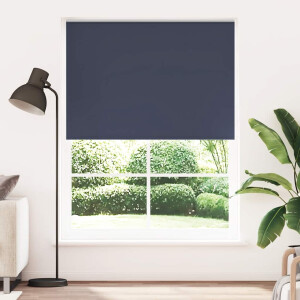 vidaXL Rolgordijn verduisterend 164,4 x 230 cm stofbreedte 160 cm marine