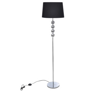 vidaXL Vloerlamp Eleganza zwart