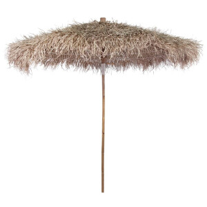 vidaXL Parasol van bamboe met dak van bananenbladeren 270 cm
