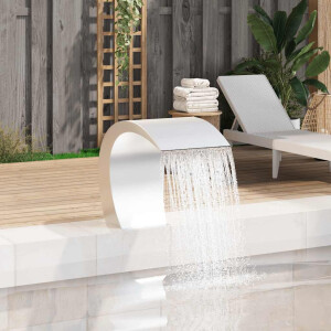 vidaXL Zwembadwaterval 45x30x60 cm roestvrij staal