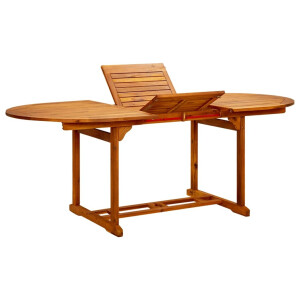vidaXL Tuintafel 200x100x75 cm massief acaciahout