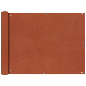 vidaXL Balkonscherm Oxford textiel 90x600 cm terracotta