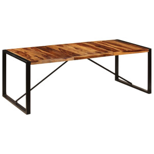 vidaXL Eettafel 220x100x75 cm massief acaciahout