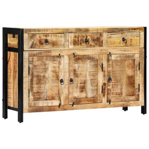 vidaXL Dressoir 120x35x76 cm massief mangohout