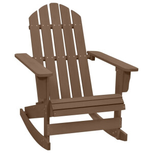vidaXL Tuinschommelstoel hout bruin