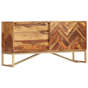 vidaXL Dressoir 118x30x60 cm massief acaciahout