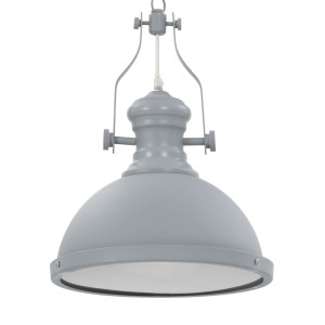 vidaXL Plafondlamp rond E27 grijs