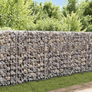 vidaXL Gabion mand 450x30x100 cm gegalvaniseerd staal