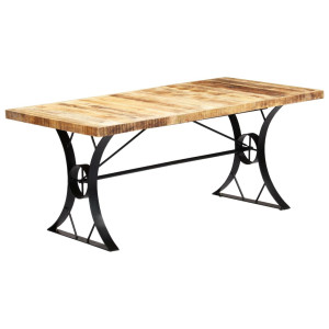 vidaXL Eettafel 180x90x76 cm massief mangohout