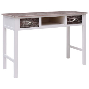 vidaXL Schrijftafel 110x45x76 cm hout bruin