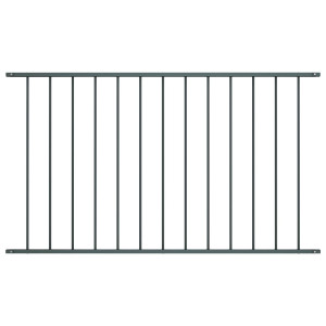 vidaXL Hekpaneel 1,7x1 m gepoedercoat staal antraciet
