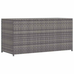 vidaXL Tuinbox 120x50x60 cm poly rattan grijs