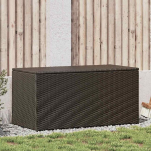 vidaXL Tuinbox 100x50x50 cm poly rattan bruin