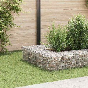 vidaXL Gabion plantenbak verhoogd kubus 30x30x30 cm staaldraad