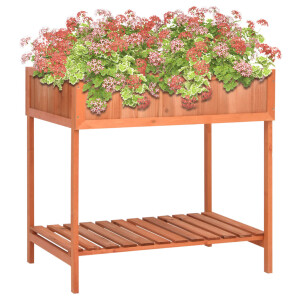 vidaXL Kruidenplantenbak 80x60x80 cm massief vurenhout