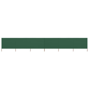 vidaXL Windscherm 6-panelen 800x120 cm stof groen