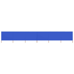 vidaXL Windscherm 6-panelen 800x120 cm stof azuurblauw