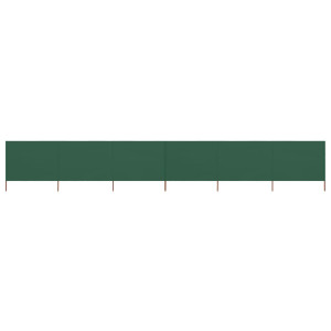vidaXL Windscherm 6-panelen 800x160 cm stof groen