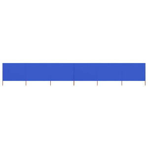 vidaXL Windscherm 6-panelen 800x160 cm stof azuurblauw