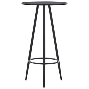 vidaXL Bartafel 60x107,5 cm MDF zwart