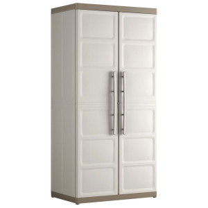 Keter Opbergkast met schappen Excellence XL 182 cm beige en taupe