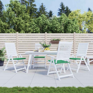 vidaXL Tuinstoelkussens 4 st 40x40x4 cm oxford stof groen