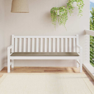 vidaXL Tuinbankkussen 180x50x4 cm oxford stof taupe