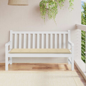 vidaXL Tuinbankkussen 150x50x4 cm oxford stof beige