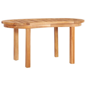 vidaXL Salontafel 90x50x45 cm massief teakhout