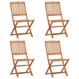 vidaXL Stoel Bruin Acaciahout