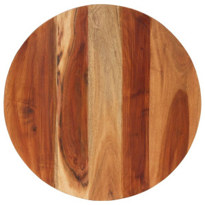 vidaXL Tafelblad rond 15-16 mm 60 cm massief acaciahout